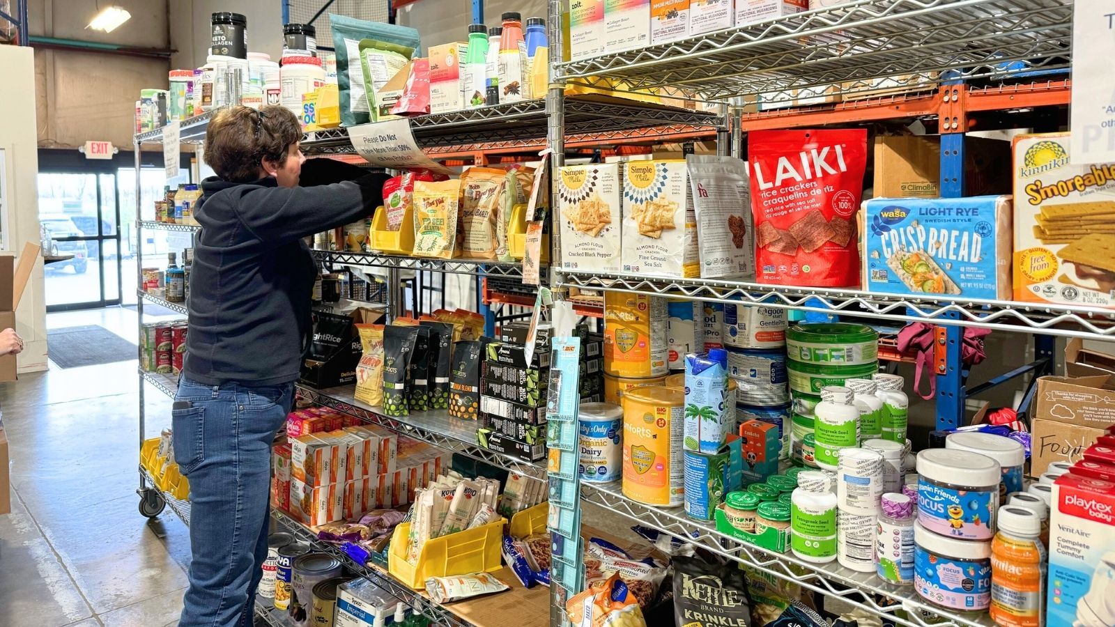 Daily Volunteer Stocking Shelves at Master Provisions