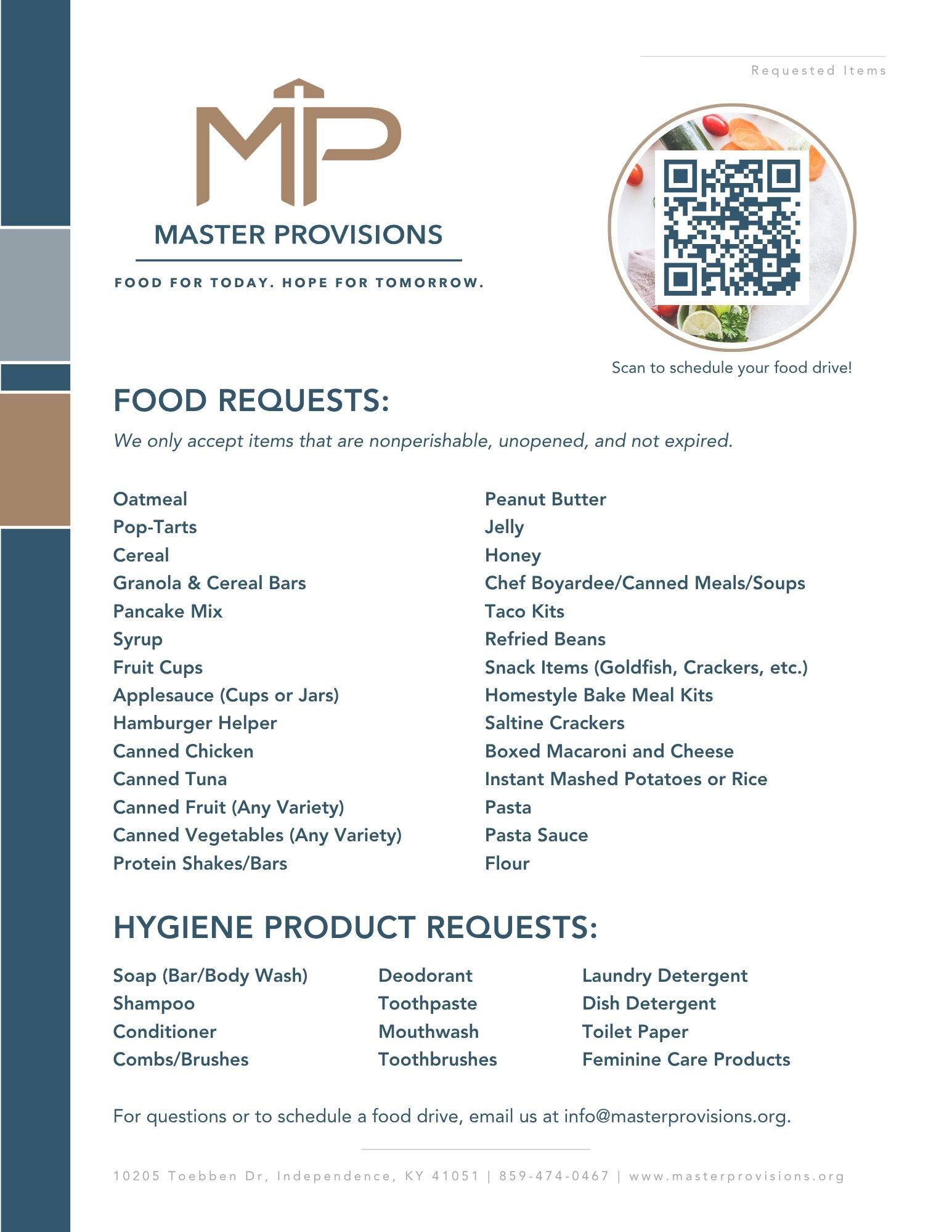 MP Requested Items 2026