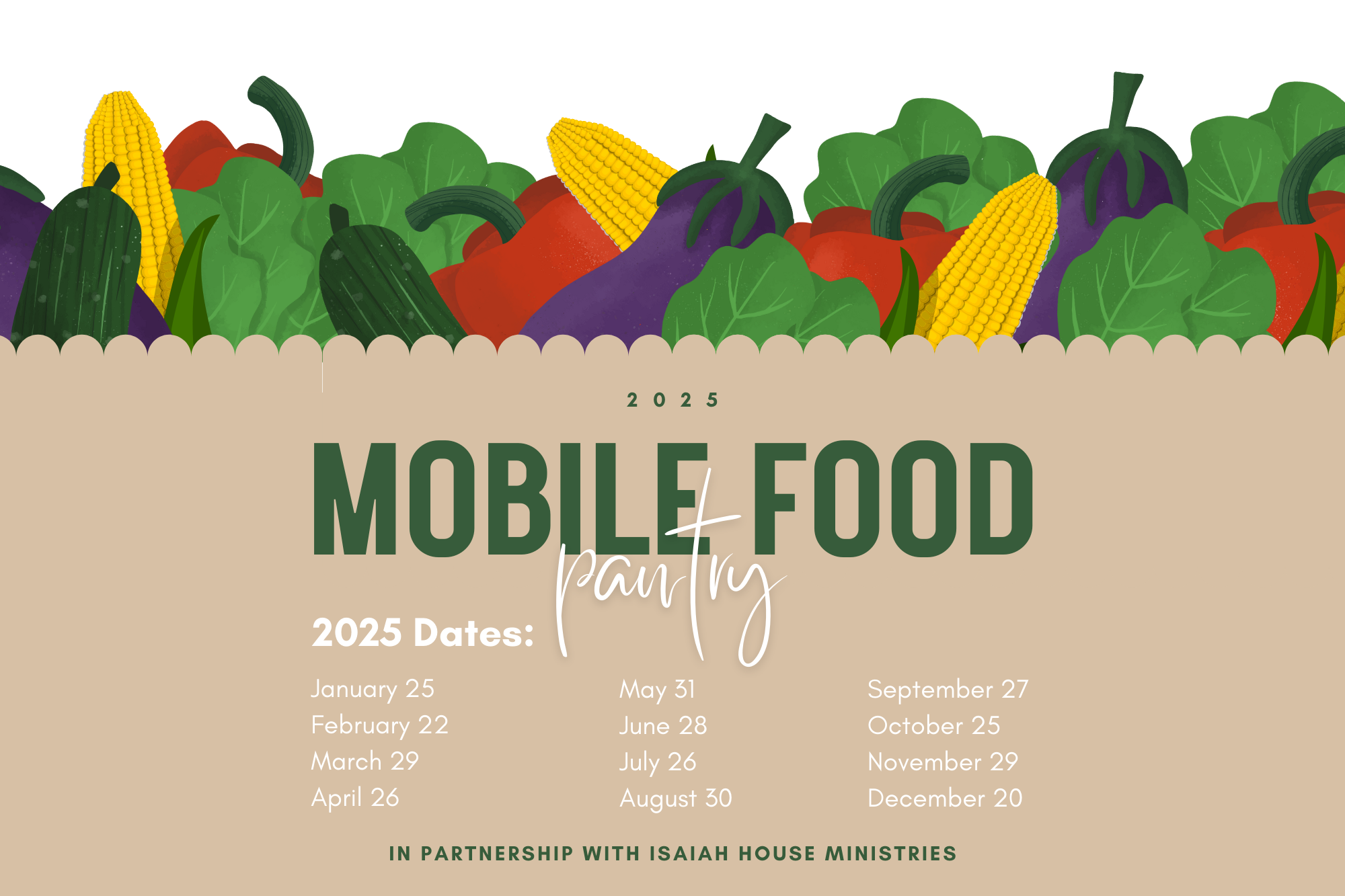 Mobile Food Pantry 2025 Dates - Master Provisions