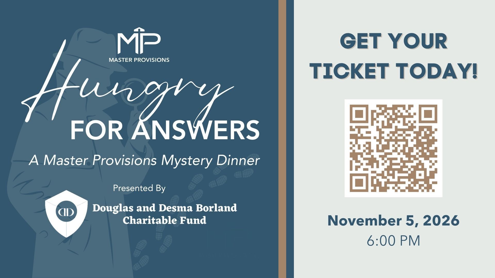 Master Provisions Mystery Dinner